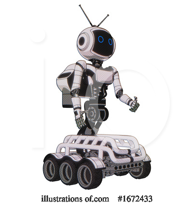 Royalty-Free (RF) Robot Clipart Illustration by Leo Blanchette - Stock Sample #1672433