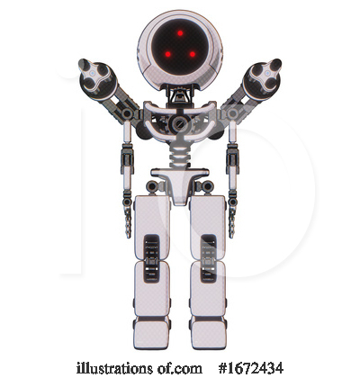 Royalty-Free (RF) Robot Clipart Illustration by Leo Blanchette - Stock Sample #1672434
