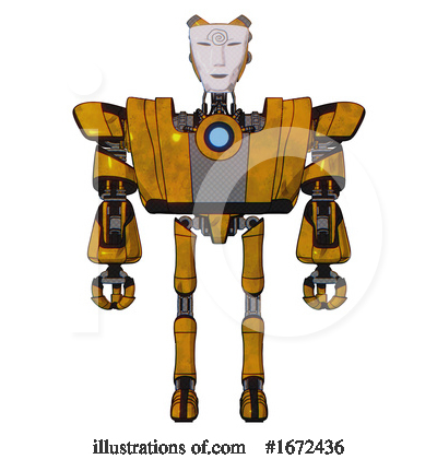 Royalty-Free (RF) Robot Clipart Illustration by Leo Blanchette - Stock Sample #1672436