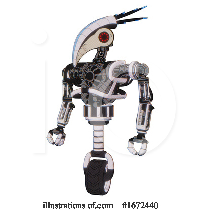 Royalty-Free (RF) Robot Clipart Illustration by Leo Blanchette - Stock Sample #1672440