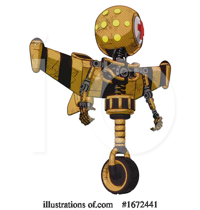 Royalty-Free (RF) Robot Clipart Illustration by Leo Blanchette - Stock Sample #1672441