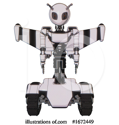 Royalty-Free (RF) Robot Clipart Illustration by Leo Blanchette - Stock Sample #1672449