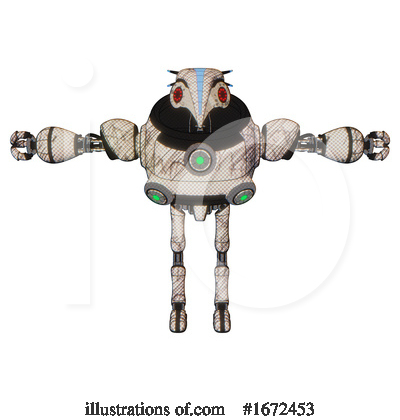Royalty-Free (RF) Robot Clipart Illustration by Leo Blanchette - Stock Sample #1672453