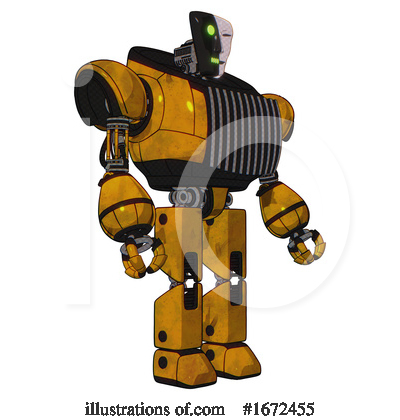 Royalty-Free (RF) Robot Clipart Illustration by Leo Blanchette - Stock Sample #1672455
