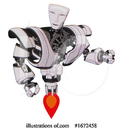 Royalty-Free (RF) Robot Clipart Illustration by Leo Blanchette - Stock Sample #1672458