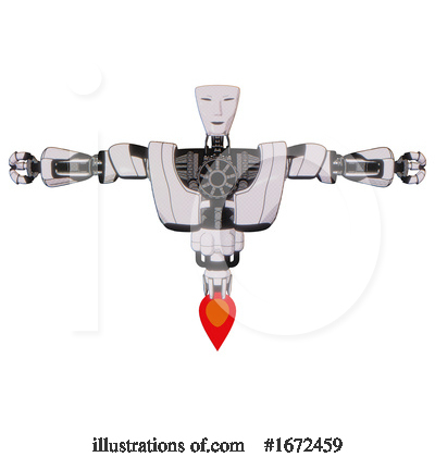 Royalty-Free (RF) Robot Clipart Illustration by Leo Blanchette - Stock Sample #1672459