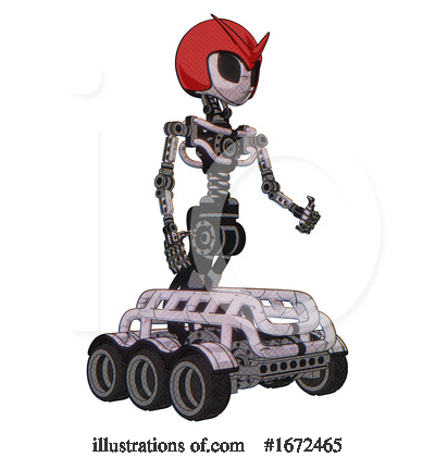 Royalty-Free (RF) Robot Clipart Illustration by Leo Blanchette - Stock Sample #1672465