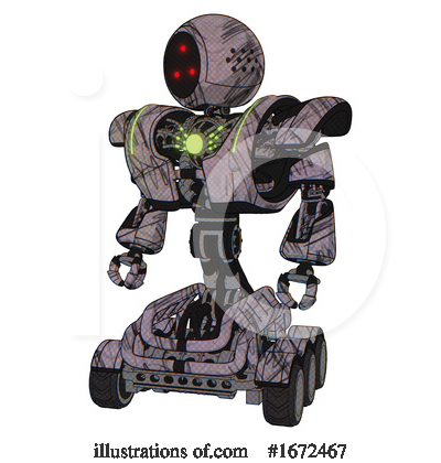 Royalty-Free (RF) Robot Clipart Illustration by Leo Blanchette - Stock Sample #1672467