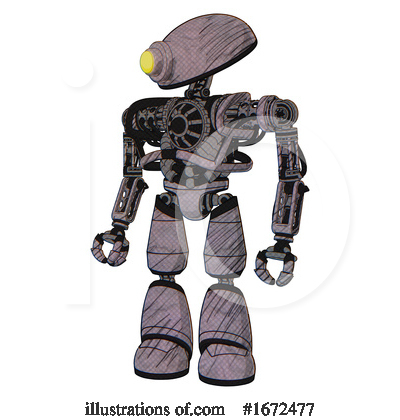 Royalty-Free (RF) Robot Clipart Illustration by Leo Blanchette - Stock Sample #1672477