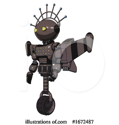 Royalty-Free (RF) Robot Clipart Illustration by Leo Blanchette - Stock Sample #1672487