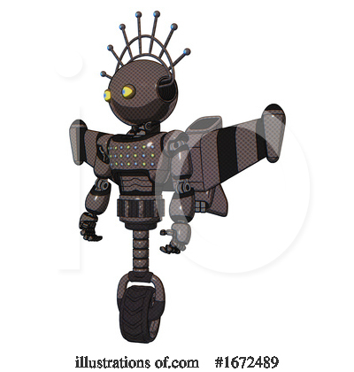 Royalty-Free (RF) Robot Clipart Illustration by Leo Blanchette - Stock Sample #1672489