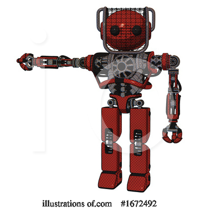 Royalty-Free (RF) Robot Clipart Illustration by Leo Blanchette - Stock Sample #1672492