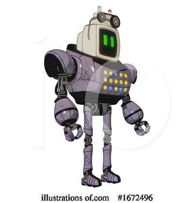 Royalty-Free (RF) Robot Clipart Illustration by Leo Blanchette - Stock Sample #1672496