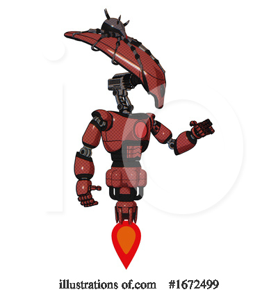 Royalty-Free (RF) Robot Clipart Illustration by Leo Blanchette - Stock Sample #1672499