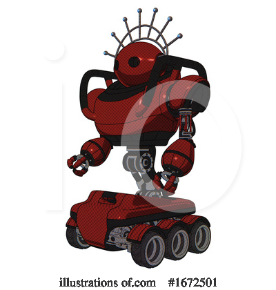 Royalty-Free (RF) Robot Clipart Illustration by Leo Blanchette - Stock Sample #1672501