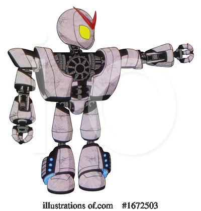 Royalty-Free (RF) Robot Clipart Illustration by Leo Blanchette - Stock Sample #1672503