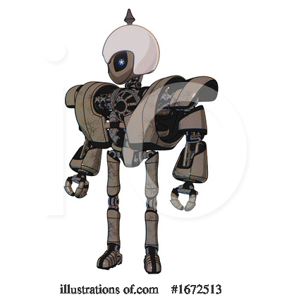 Royalty-Free (RF) Robot Clipart Illustration by Leo Blanchette - Stock Sample #1672513