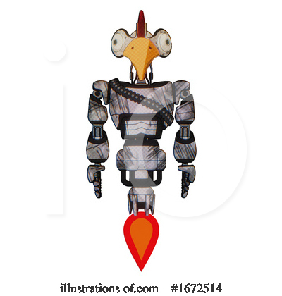 Royalty-Free (RF) Robot Clipart Illustration by Leo Blanchette - Stock Sample #1672514