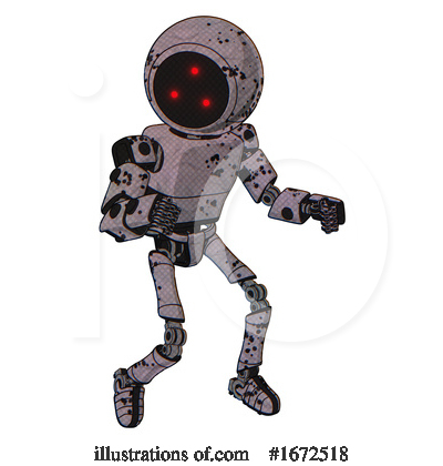 Royalty-Free (RF) Robot Clipart Illustration by Leo Blanchette - Stock Sample #1672518