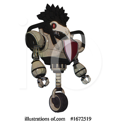 Royalty-Free (RF) Robot Clipart Illustration by Leo Blanchette - Stock Sample #1672519