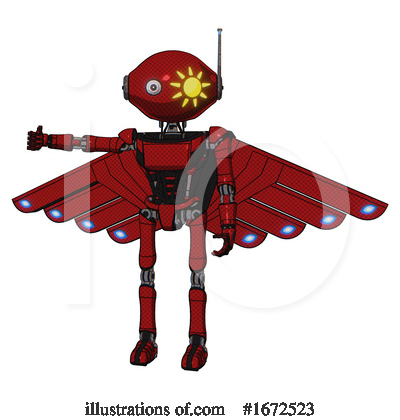 Royalty-Free (RF) Robot Clipart Illustration by Leo Blanchette - Stock Sample #1672523