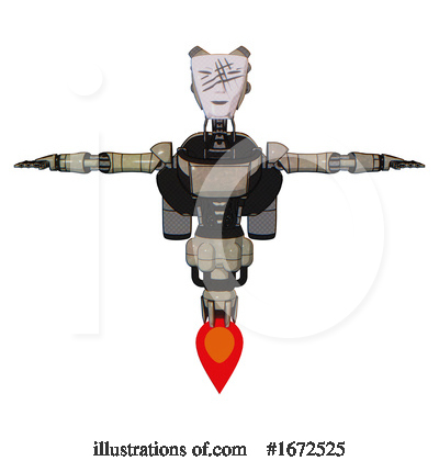 Royalty-Free (RF) Robot Clipart Illustration by Leo Blanchette - Stock Sample #1672525