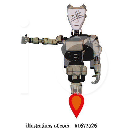 Royalty-Free (RF) Robot Clipart Illustration by Leo Blanchette - Stock Sample #1672526