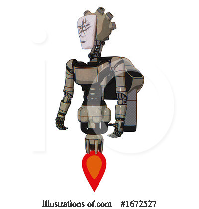 Royalty-Free (RF) Robot Clipart Illustration by Leo Blanchette - Stock Sample #1672527