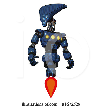 Royalty-Free (RF) Robot Clipart Illustration by Leo Blanchette - Stock Sample #1672529