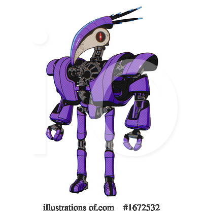 Royalty-Free (RF) Robot Clipart Illustration by Leo Blanchette - Stock Sample #1672532