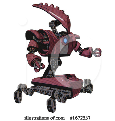 Royalty-Free (RF) Robot Clipart Illustration by Leo Blanchette - Stock Sample #1672537
