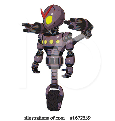 Royalty-Free (RF) Robot Clipart Illustration by Leo Blanchette - Stock Sample #1672539