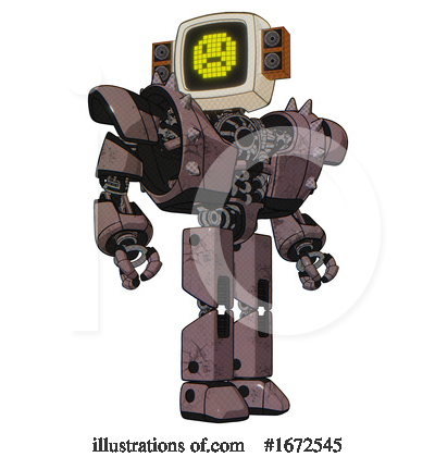 Royalty-Free (RF) Robot Clipart Illustration by Leo Blanchette - Stock Sample #1672545