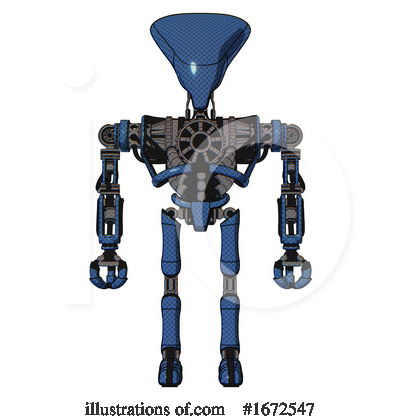 Royalty-Free (RF) Robot Clipart Illustration by Leo Blanchette - Stock Sample #1672547