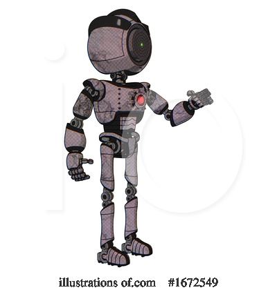 Royalty-Free (RF) Robot Clipart Illustration by Leo Blanchette - Stock Sample #1672549
