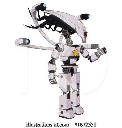 Royalty-Free (RF) Robot Clipart Illustration by Leo Blanchette - Stock Sample #1672551