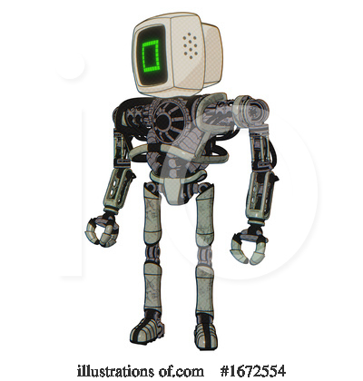 Royalty-Free (RF) Robot Clipart Illustration by Leo Blanchette - Stock Sample #1672554