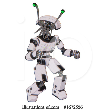 Royalty-Free (RF) Robot Clipart Illustration by Leo Blanchette - Stock Sample #1672556