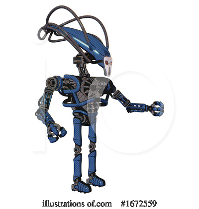 Royalty-Free (RF) Robot Clipart Illustration by Leo Blanchette - Stock Sample #1672559
