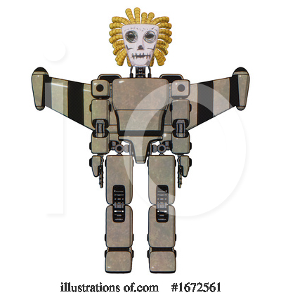 Royalty-Free (RF) Robot Clipart Illustration by Leo Blanchette - Stock Sample #1672561