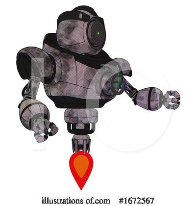 Royalty-Free (RF) Robot Clipart Illustration by Leo Blanchette - Stock Sample #1672567