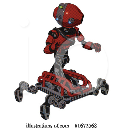 Royalty-Free (RF) Robot Clipart Illustration by Leo Blanchette - Stock Sample #1672568