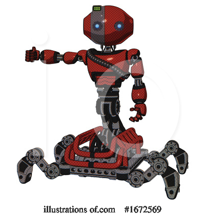 Royalty-Free (RF) Robot Clipart Illustration by Leo Blanchette - Stock Sample #1672569