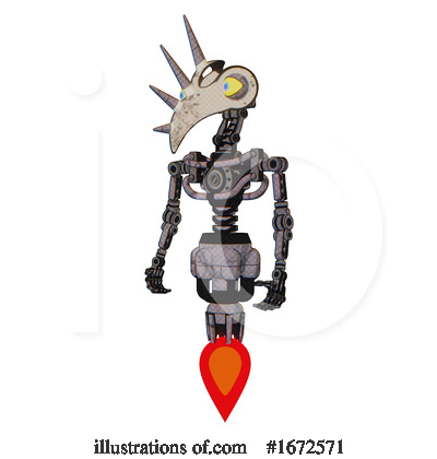 Royalty-Free (RF) Robot Clipart Illustration by Leo Blanchette - Stock Sample #1672571