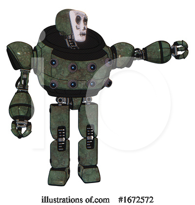 Royalty-Free (RF) Robot Clipart Illustration by Leo Blanchette - Stock Sample #1672572