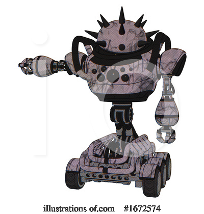 Royalty-Free (RF) Robot Clipart Illustration by Leo Blanchette - Stock Sample #1672574