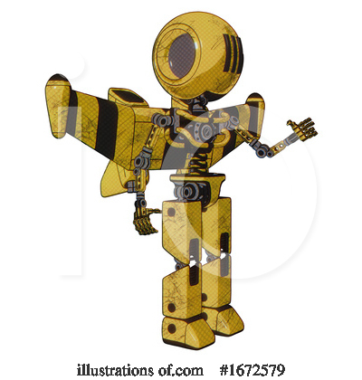 Royalty-Free (RF) Robot Clipart Illustration by Leo Blanchette - Stock Sample #1672579