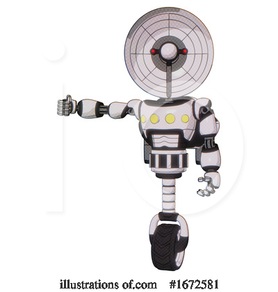 Royalty-Free (RF) Robot Clipart Illustration by Leo Blanchette - Stock Sample #1672581