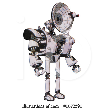 Royalty-Free (RF) Robot Clipart Illustration by Leo Blanchette - Stock Sample #1672591