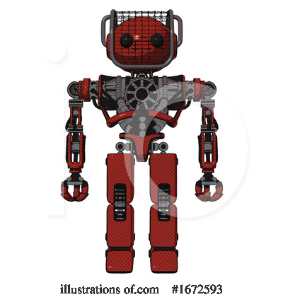 Royalty-Free (RF) Robot Clipart Illustration by Leo Blanchette - Stock Sample #1672593